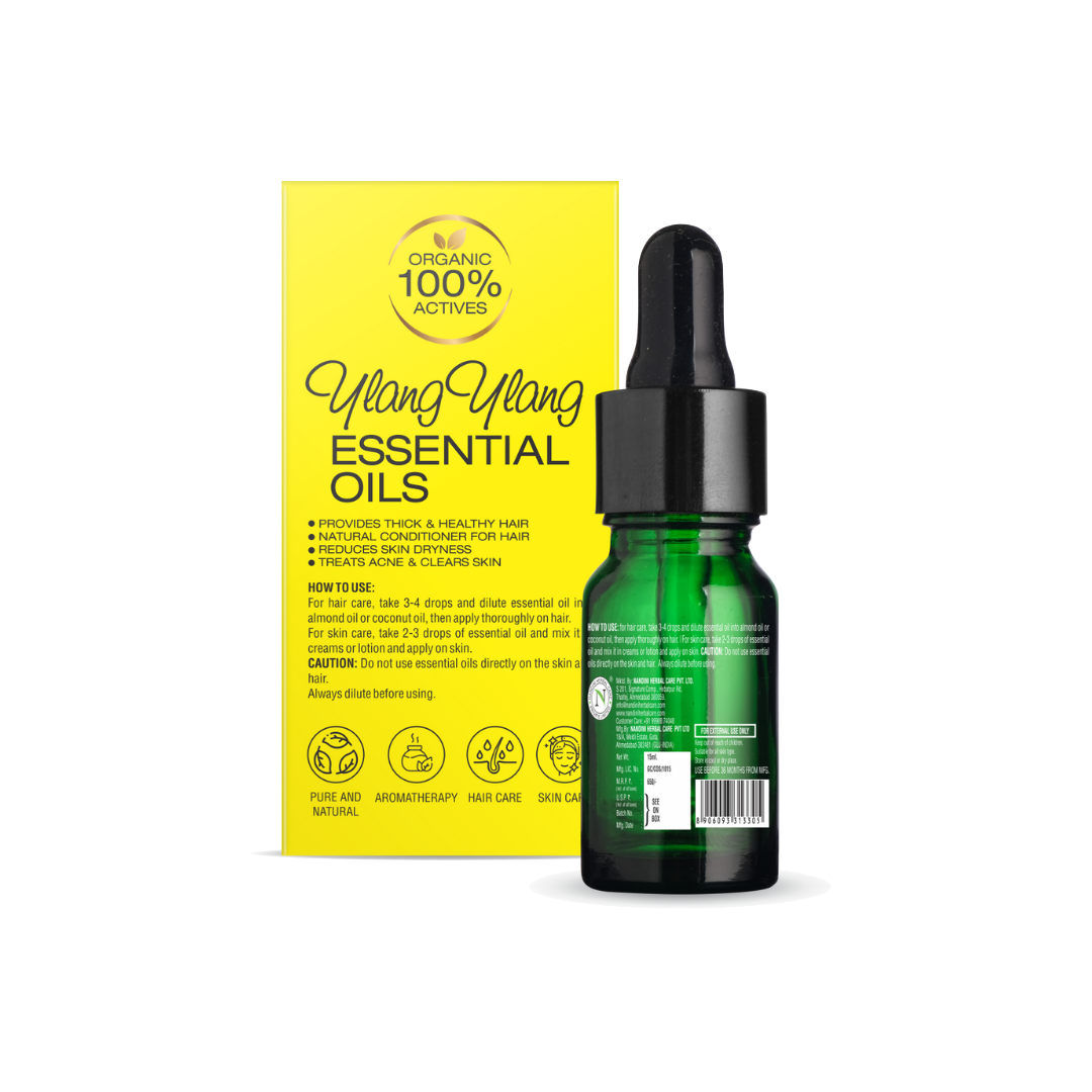 Ylang Ylang Essential oil|For Skin and Hair | For thick & Healthy Hair| For Acne & Clear skin| Multipurpose oil