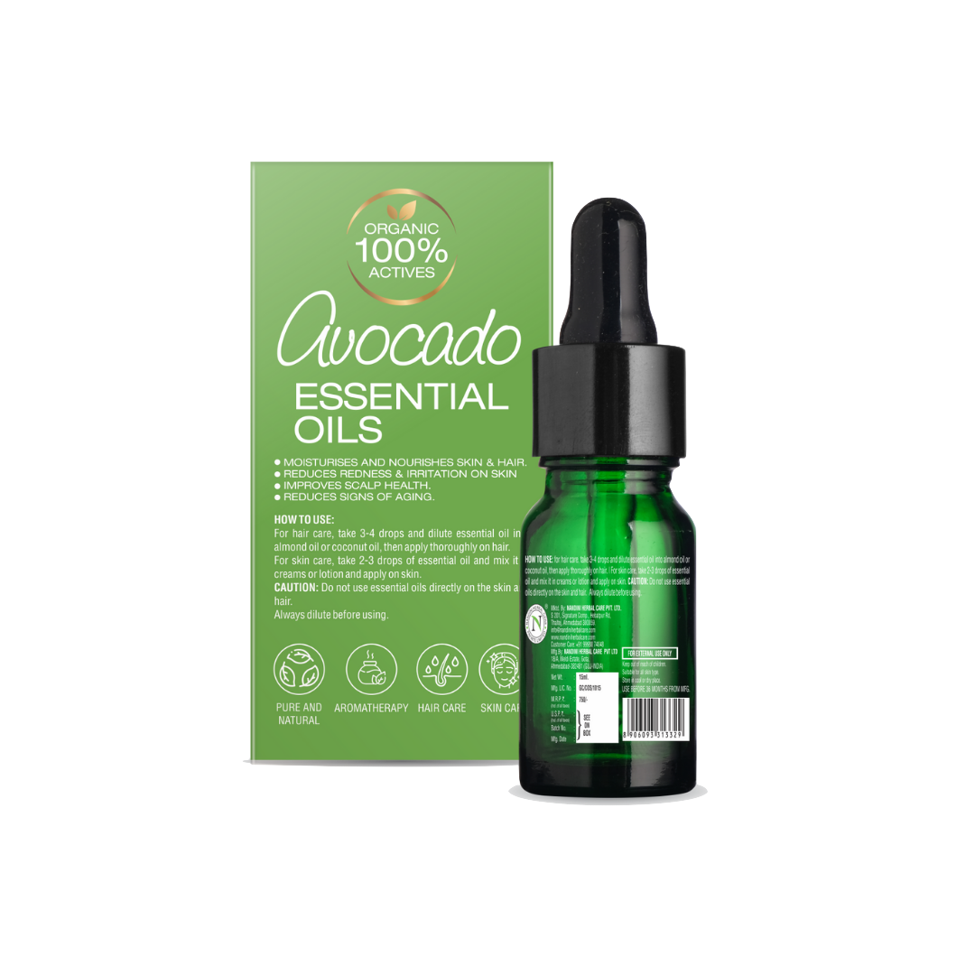 Avacado Essential oil | For skin and Hair| Improves scalp health| Reduces signs of aging| Multipurpose oil