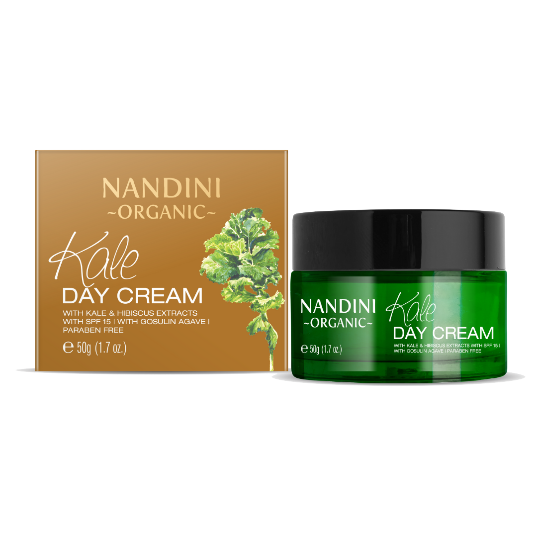 Nandini Organics Kale Day Cream with SPF 15, With Kale & Hibiscus Extracts,