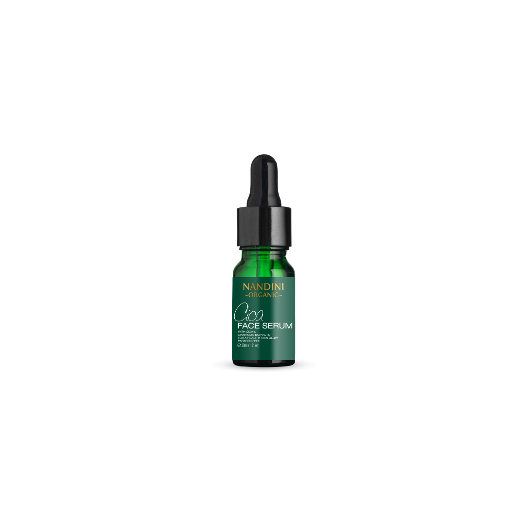 Nandini Organic Cica Facial Kit , With Cica & Cinnamon Extract, For Healthy Skin Glow